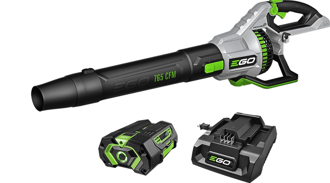 EGO Power+ LB7654 765 CFM Variable-Speed 56-Volt Lithium-ion Cordless Leaf Blower 5.0Ah Battery and Charger Included