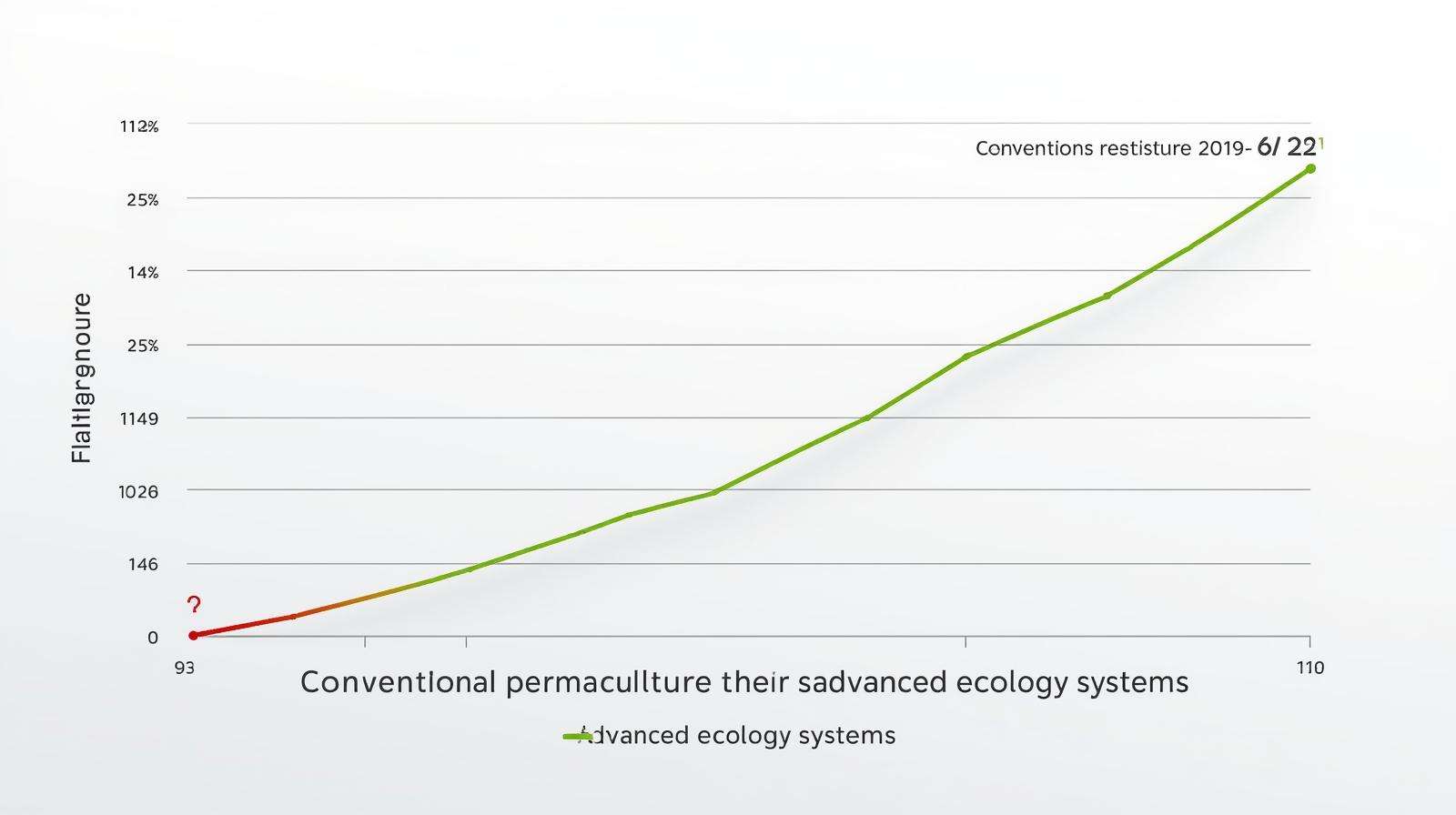 Soil organic matter increase comparison: conventional permaculture vs advanced ecology systems 2019–2025