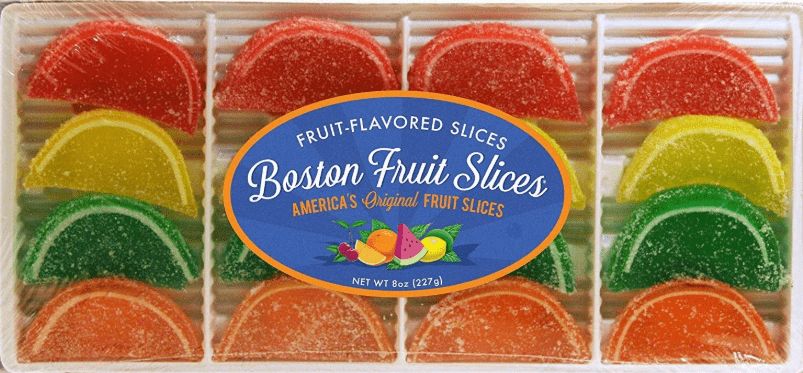 Boston Fruit Slices - 8oz Tray - America's Original Fruit Slices - Vegan, Gluten Free, Completely Allergen Free!
