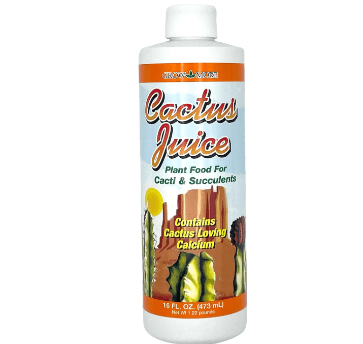 Grow More Cactus Juice (1-7-6) - 16oz of Succulent Fertilizer - Cactus Food for Growth & Root Development - Calcium-Rich Fertilizer for Succulents, Cacti, Snake Plants, & More
