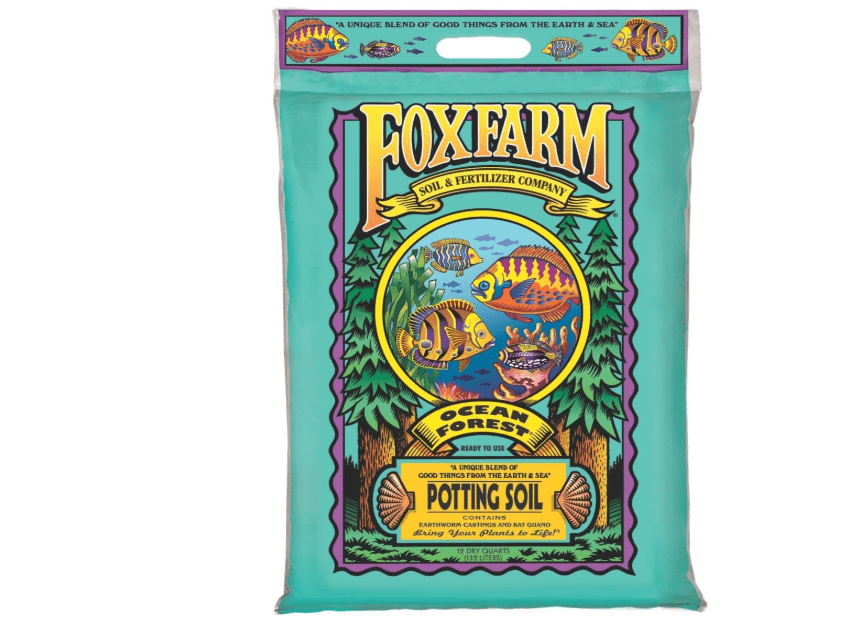 FoxFarm Ocean Forest Potting Soil, 12qt – Light, Aerated Texture, Designed for All Container Plants – pH Adjusted for Optimal Nutrient Uptake, Effectively Retains Moisture (12 Quart (1 Pack))