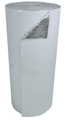US Energy Products 48" x 100' White Double Bubble Reflective Foil Insulation Thermal Barrier R8