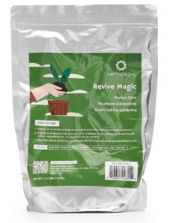 Airthereal Revive Magic Fertilizer Compost Starter, Easy Plant Care Compost Accelerator for Kitchen Composter - Compost Food Waste Quickly and Easily with Low Odor