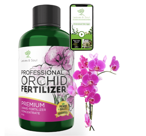 Professional Liquid Indoor Orchid Fertilizer | 3-1-2 Concentrate for Plants and Flowers | Multi-Purpose Blend & Gardening Supplies | 8 oz Bottle