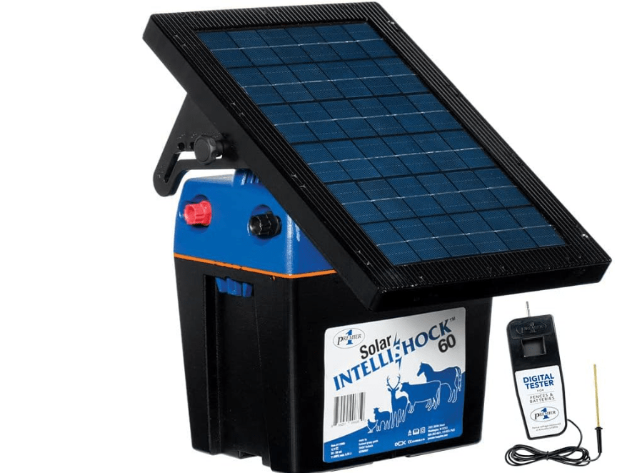 Premier Solar IntelliShock® 60 Fence Energizer - Includes Digital Tester
