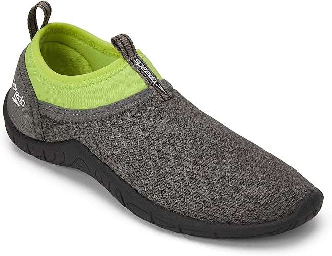 Speedo Unisex-Child Water Shoe Tidal Cruiser Toddler Unisex,black/dark gull grey,6/7 Toddler Unisex Baby US