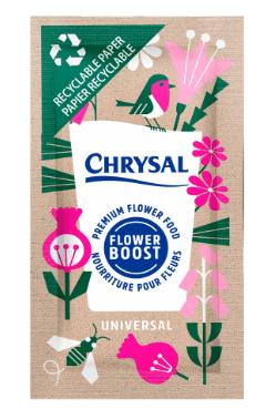 Chrysal Recyclable Paper Flower Food Packet - 100 ct, for 1L of Water