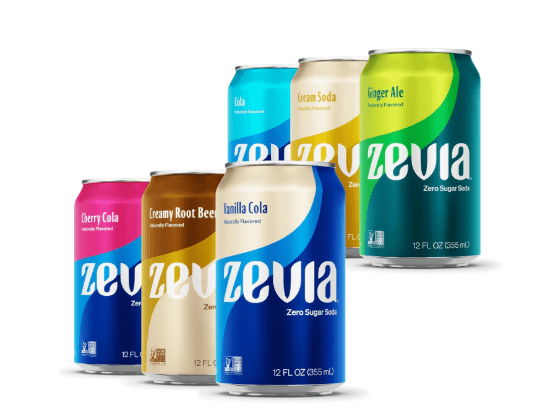 Zevia Zero Sugar Soda, Nostalgic Variety Pack, 12 oz Cans