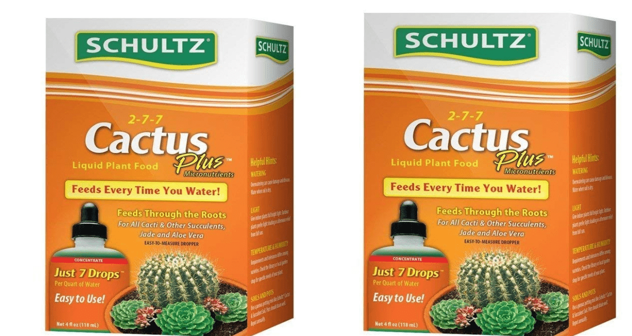 Schultz Cactus Plus 2-7-7 liquid Plant Food, 4-Ounce (2-Pack)