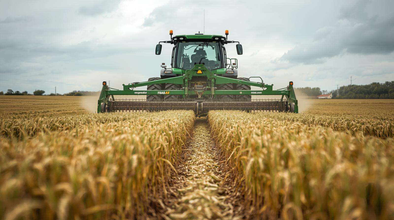 No-till drilling faba beans into roller-crimped Spanish barley residue with 30 cm stubble