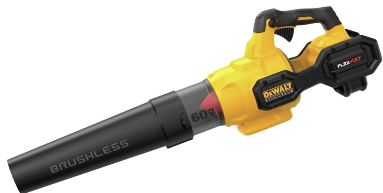 DEWALT 60V MAX* FLEXVOLT Leaf Blower, Cordless, Handheld, 125-MPH, 600-CFM, Tool Only (DCBL772B)