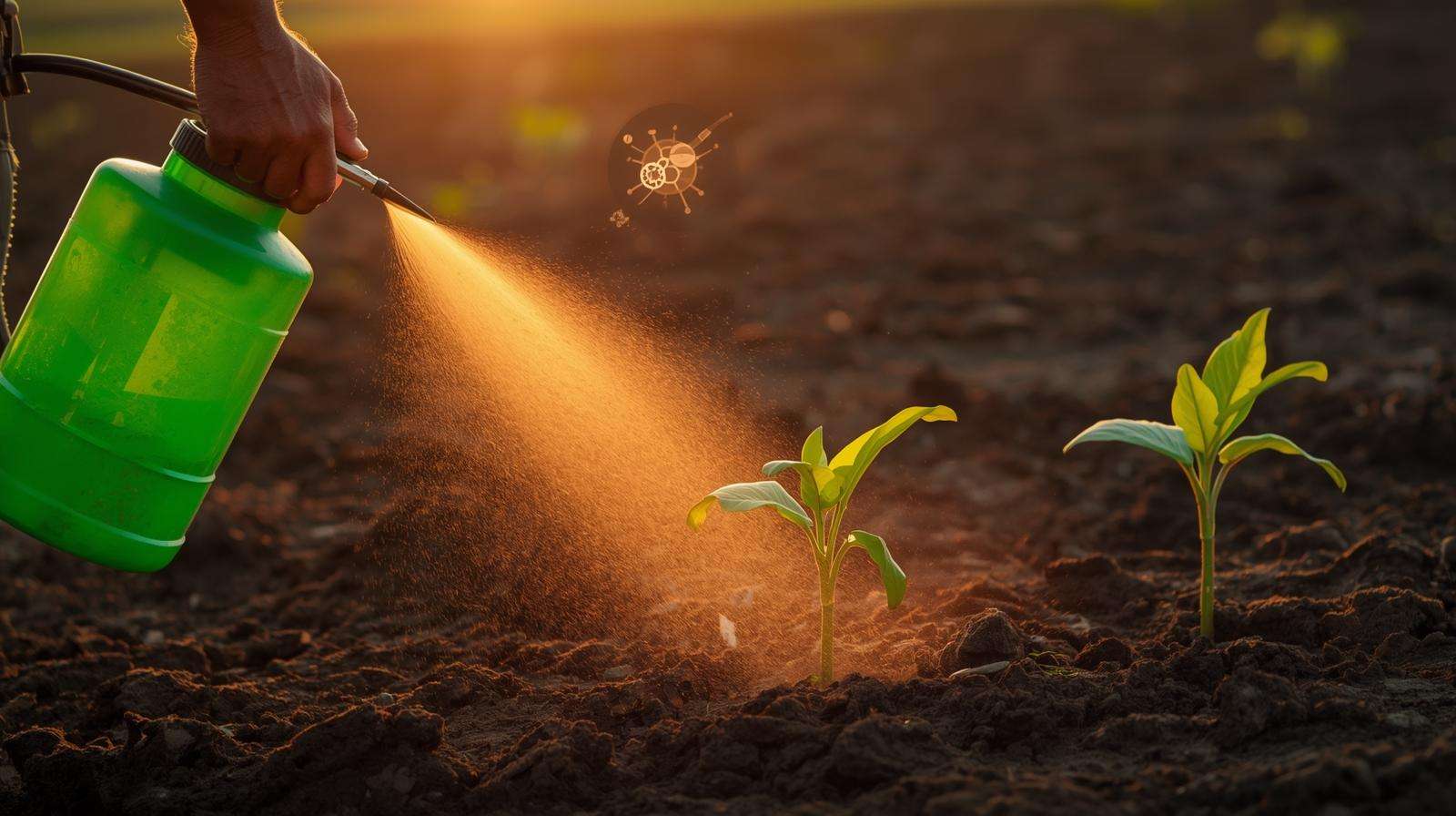 Applying orange oil and neem drench to eliminate baby termites naturally