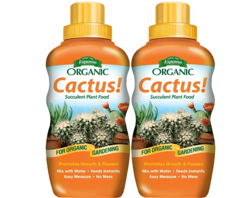 Espoma Organic Cactus! Plant Food, Natural & Organic Fertilizer for All Cactus, Succulents, Palm, and Citrus Both Indoors and Outdoors, 8 oz, Pack of 2