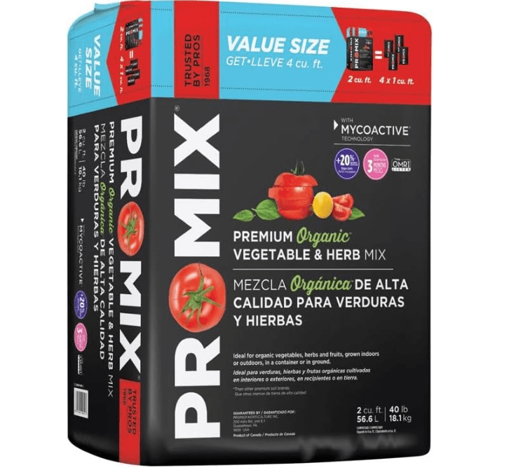PRO-MIX Premium Organic Vegetable & Herb Mix (2 cu. ft.) Promix Soil