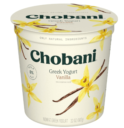 Chobani® Vanilla Blended Non-Fat Greek Yogurt 32oz