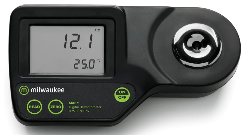 Milwaukee 0 to 85% Brix Digital Refractometer - MA871