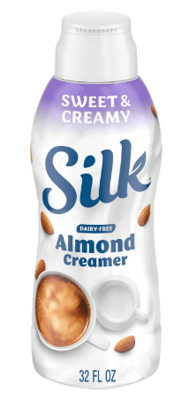 Silk Almond Creamer, Sweet and Creamy, Smooth, Lusciously Creamy Dairy Free and Gluten Free Creamer From the No. 1 Brand of Plant Based Creamers