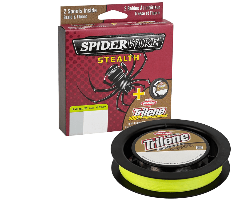 Spiderwire Stealth Trilene 100% Fluorocarbon Dual - 125yds