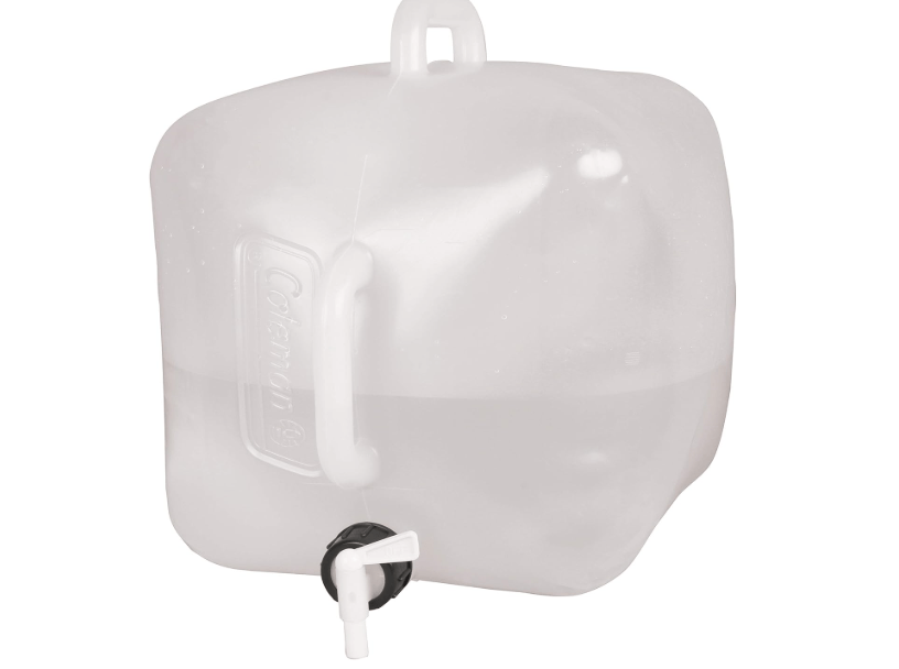 Coleman 5-Gallon Water Container with Spigot & Carry Handle, Water Carrier for Camping, Tailgating, Parties, Emergencies, & More