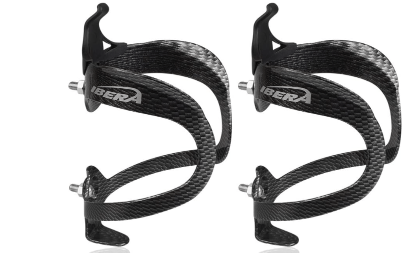 Ibera Bike Water Bottle Holder, Quick Access Water Bottle Holders for Bike with Firm Grip, Lightweight Aluminum Cage, Fits Standard & Oversized Bottles, Stylish Easy Mount Bikes Bottle Holder