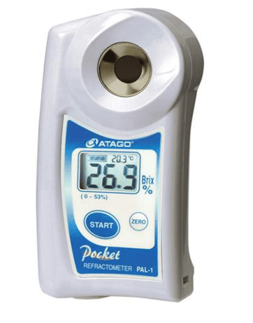 Atago 3830 PAL-3 Full Range Digital Hand-Held Pocket Refractometer, Brix 0.0 to 93.0%