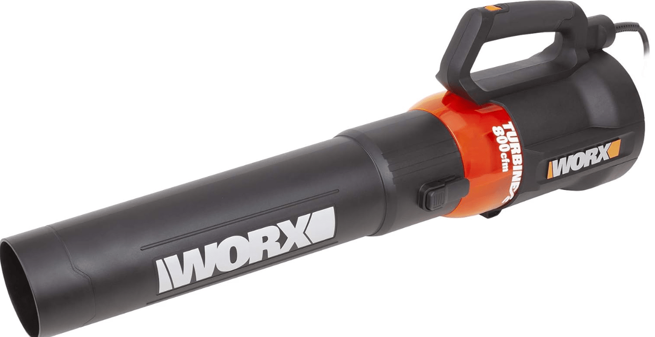 WORX 12 Amp Turbine 800 CFM Electric Leaf Blower - WG521