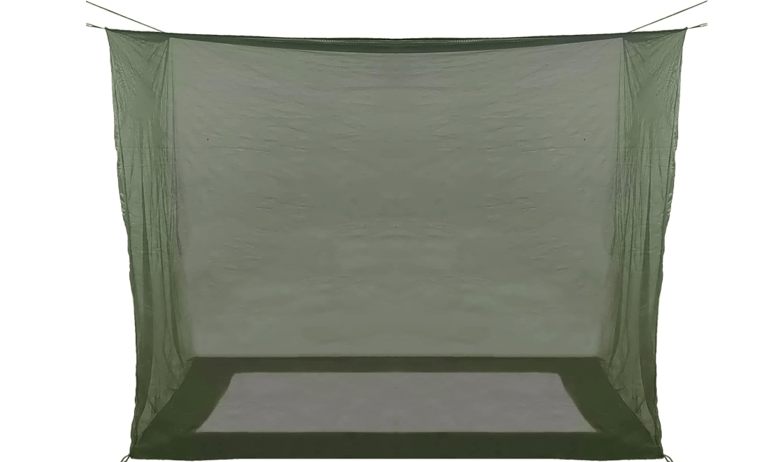 Aventik No-See-Um Premium Rectangular Camping Mosquito Net, The Ultra-Fine Mesh Olive-Green Easy to Carry&Easy Installation for Double Bed, Hammocks or Camping Use (82x40x69in/208x100x175cm)
