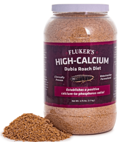 Fluker's High Calcium Dubia Roach Diet, Can Be Used as a Gut-Loading Food or Bedding, 3.75 lbs.