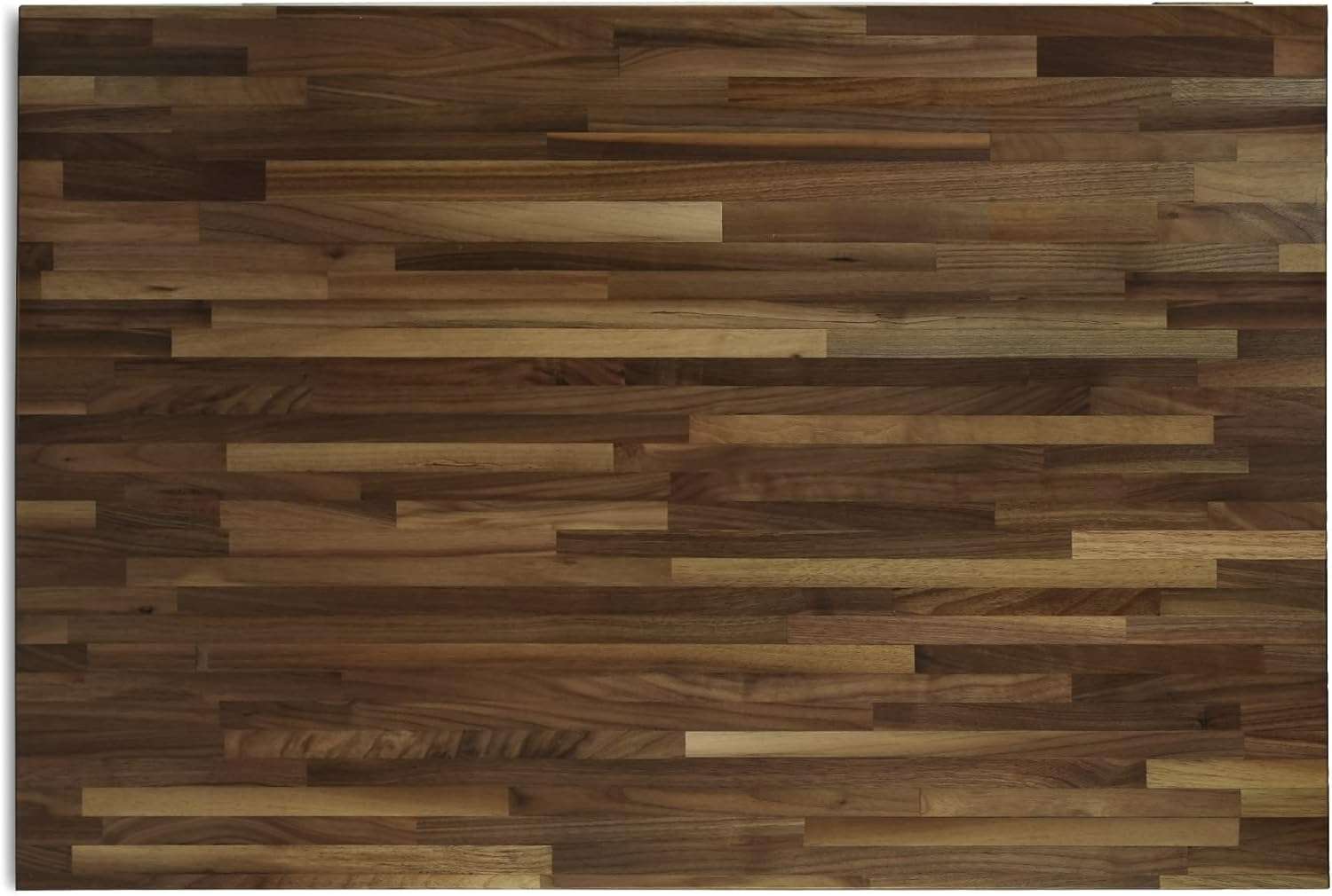 CONSDAN Butcher Block Counter Top, Walnut Solid Hardwood Countertop, Wood Slabs for Kitchen, Reversible, Both Side Polished, Prefinished with Food-safe Oil, 1.5" Thickness, 84"x25"