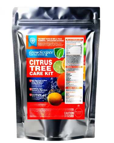 Citrus Tree Fertilizer Kit - Complete 3-in-1 Plant Food for Lemon Orange Lime Trees, One Year Supply with NPK 18-6-12 Granules, Liquid Micronutrients & Calcium, Large Container In-Ground Use