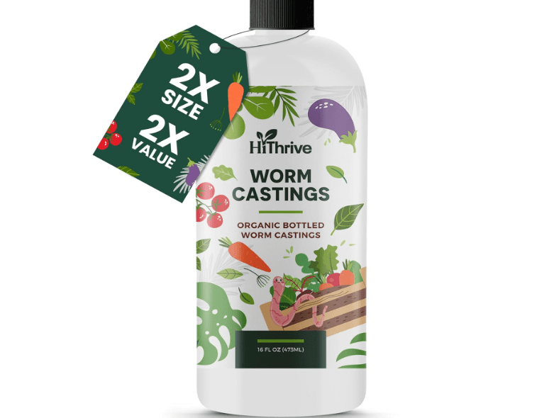 16oz Worm Castings for Plants - Makes 32 Gallons of Earthworm Castings Compost Tea, Liquid Worm Casting – Nutrient-Rich Organic Compost Worms for Healthier Soil & Vibrant Plant Growth