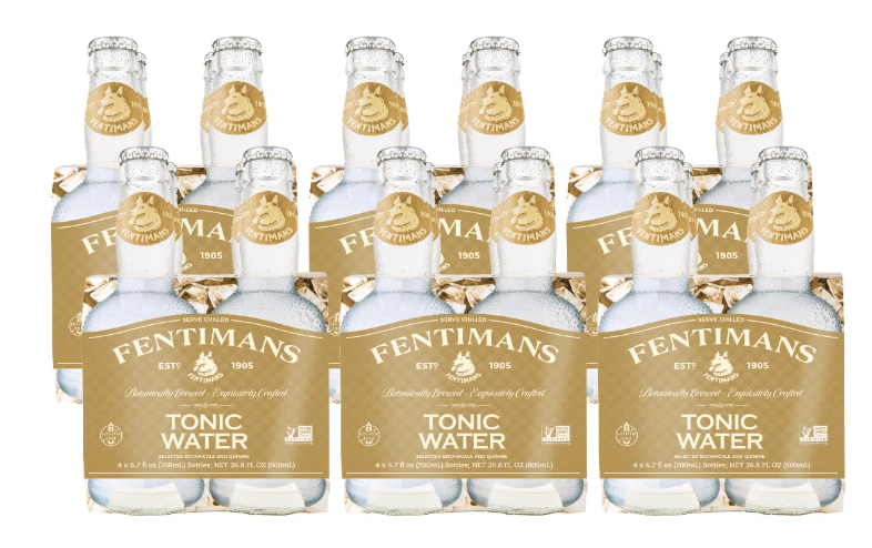 Fentimans Sparkling Tonic Water - Crafted Tonic Water with Quinine, All Natural Mixer, No Artificial Flavors, Preservatives