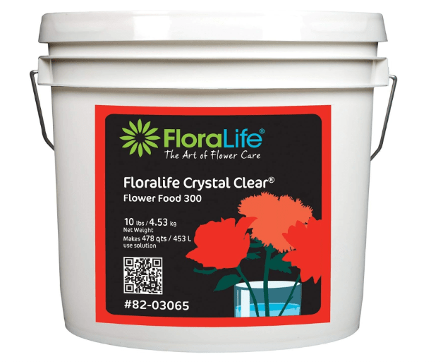 Floralife Crystal Clear Flower Food 300 Powder, 10 Lb.