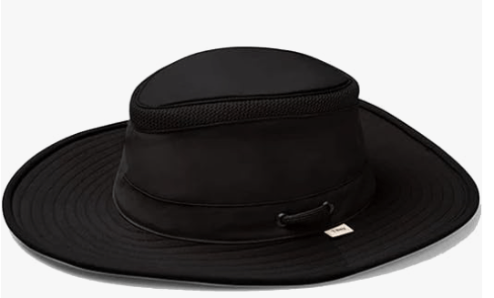 Tilley Standard LTM6 Airflo Broad Brim Recycled, Black, 7 3/4