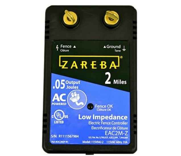 woodstream corp eac2m-z electric fence
