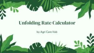 Unfolding Rate Calculator