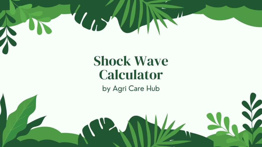 Shock Wave Calculator