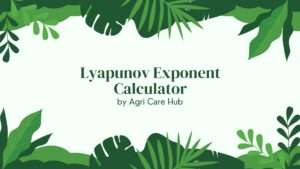 Lyapunov Exponent Calculator