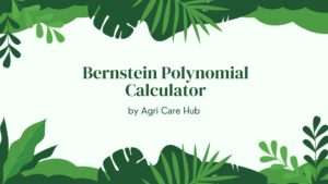 Bernstein Polynomial Calculator