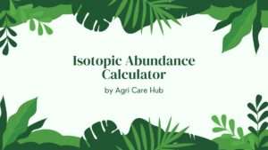 Isotopic Abundance Calculator