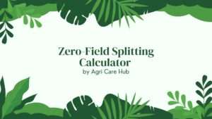 Zero-Field Splitting Calculator