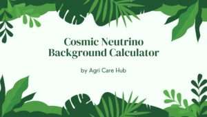Cosmic Neutrino Background Calculator
