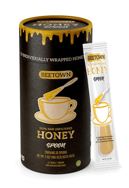 AYC Naturals Raw Unfiltered Honey Spoon (10-Pack) – Best Health-Focused Portable