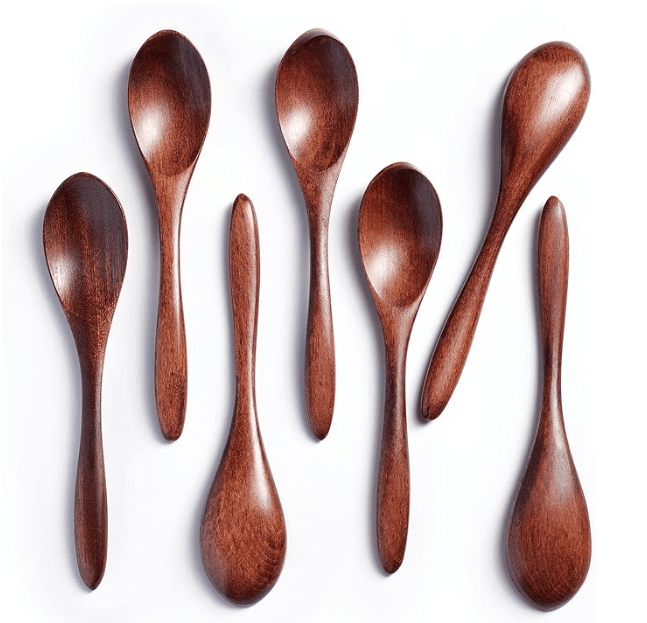 Hefild Small Wooden Spoons Set (7-Pack, 5.8") – Best Multi-Purpose Budget Set