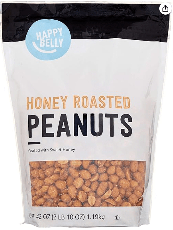 Amazon Brand - Happy Belly Honey Roasted Peanuts (42oz Bag) – Best Value Bulk Buy