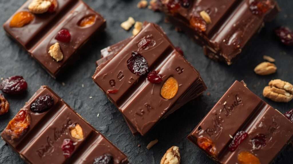 Discover the best Fruit and Nut Chocolate Bars – premium dark chocolate loaded with real fruits & nuts. Healthy, indulgent, low-sugar options ranked