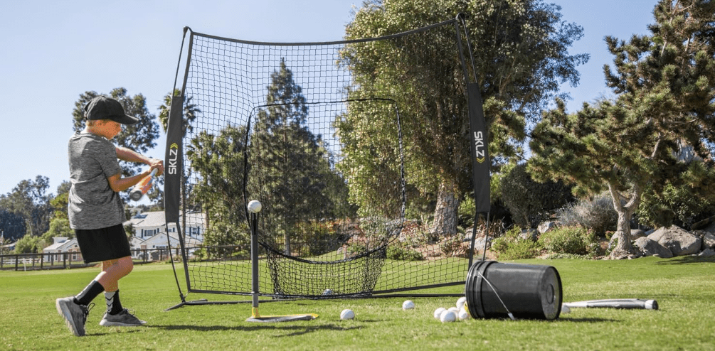 SKLZ Portable Baseball & Softball Hitting Net - Train Anywhere, Anytime | Durable & Easy Setup Skill Levels | Boosts Accuracy & Power | Ideal for Practice & Drills.