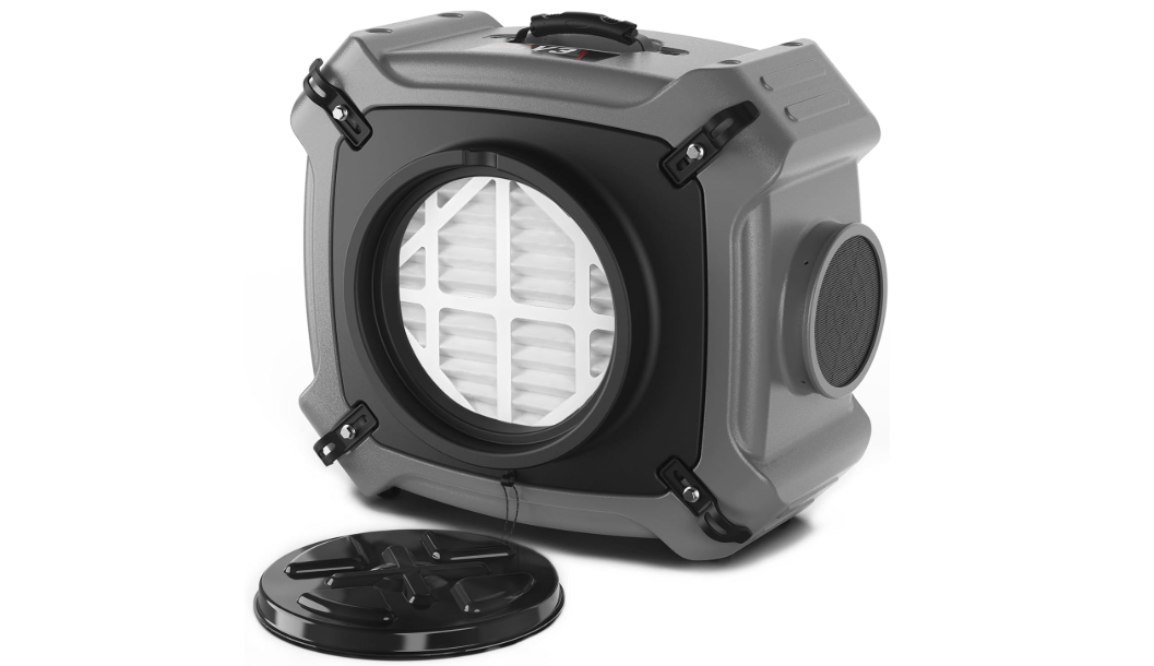 Abestorm Air Scrubbers, Industrial Commercial Air Scrubber with MERV-10 Filter, HEPA/Activated Carbon Filter for Particle Capture, Stackable Negative Air Cleaner Machine, V3