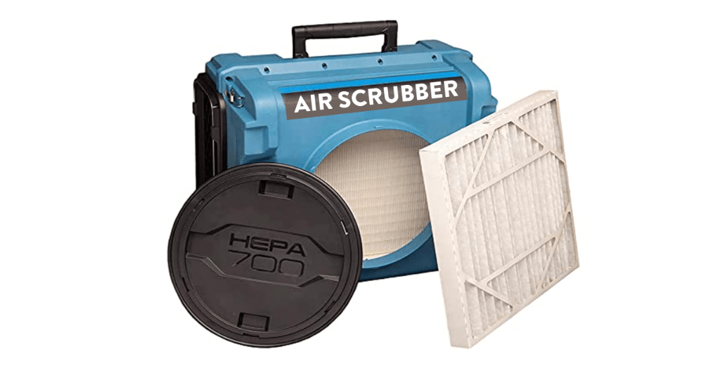 Dri-Eaz HEPA 700 Air Scrubber, Industrial Air Filtration System, Optional Activated Carbon Filter, 700 CFM