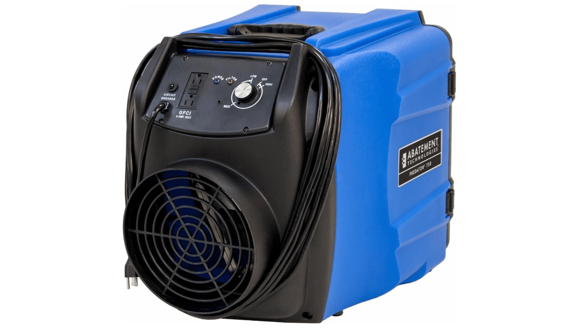 Abatement Technologies Predator 750, Portable Air Scrubber and HEPA Filtration